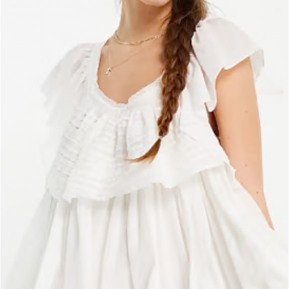Free People hailey mini dress NWT Ivory White - Picture 6 of 11